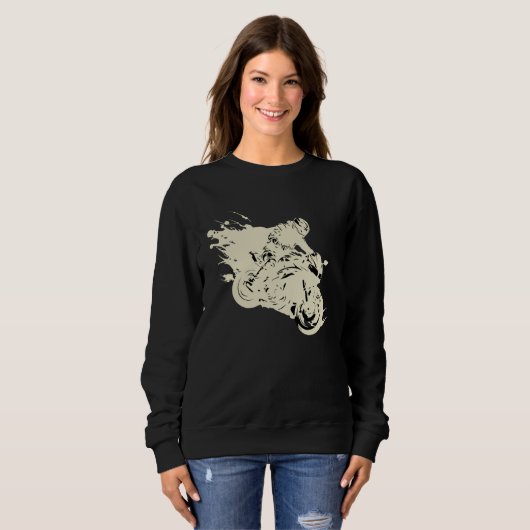 for motorcyclists motorcycles sweatshirt (Vorne ganz)