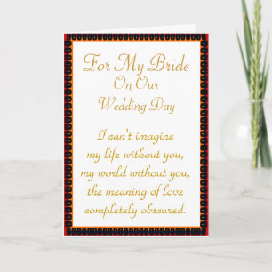 For My Bride: World Before You Card Karte