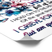 For My Husband In Heaven I Missed You Today Poster (Ecke)