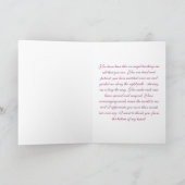 For My Teacher Angel Greeting Card Karte (Innenseite)