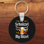 For Schnitzel My Nitzel Festival Beer German Schlüsselanhänger (Vorderseite)