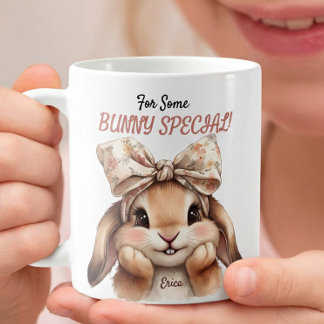 For Some Bunny Special Cute Easter Coquette Bunny Kaffeetasse