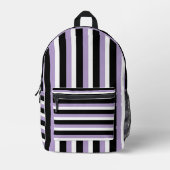 For Style Lovers – Abstract Purple Art Backpack Bedruckter Rucksack (Vorderseite)