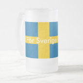 För Sverige-i tiden Mattglas Bierglas (Vorderseite Links)