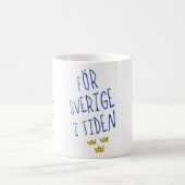 För Sverige i Tiden Tasse Schwedisches Motto (Mittel)