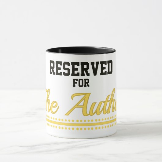 For The Author Tasse (Zentrum)