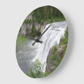 For the Bathroom Große Wanduhr (Winkel)