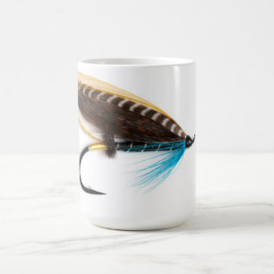 For the fisherman: Blue Charm Salmon Fly Mug Kaffeetasse