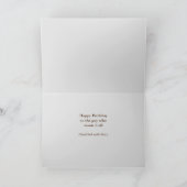 For the Guy Who Wants it All Birthday Karte (Innenseite)