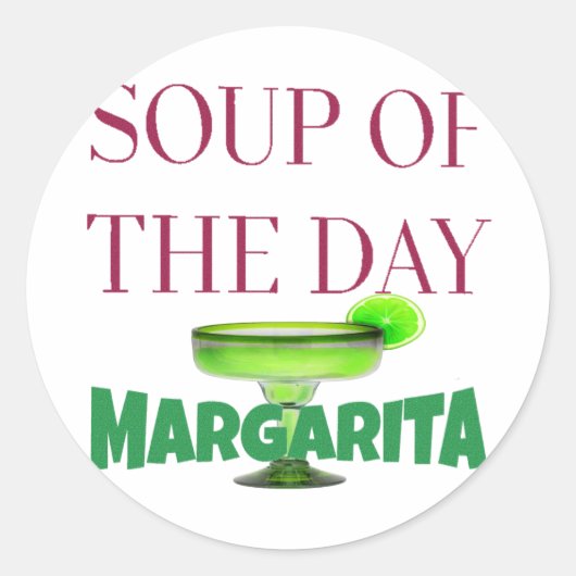 For the margarita runder aufkleber (Vorderseite)