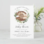 For This Child We Have Prayed Baby Shower Invite Einladung (Stehend Vorderseite)