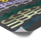 For This Hidden Message Colorful Tank Top Poster (Ecke)