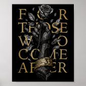 For Those Who Come After  Poster (Vorne)