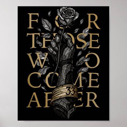 For Those Who Come After Poster (Vorne)