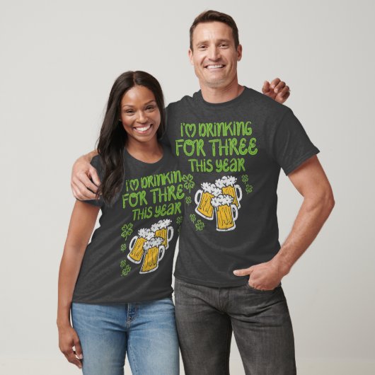 For Three Im Drinking St Patricks Day Men Dad T-Shirt (Unisex)