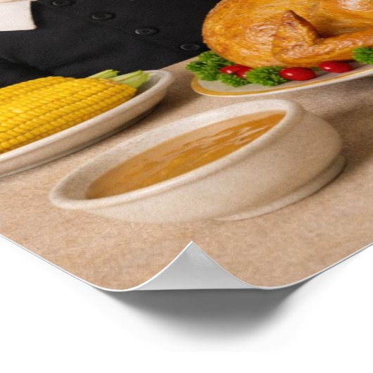 "For Thy Bounty, We Give Thanks" Poster (Ecke)