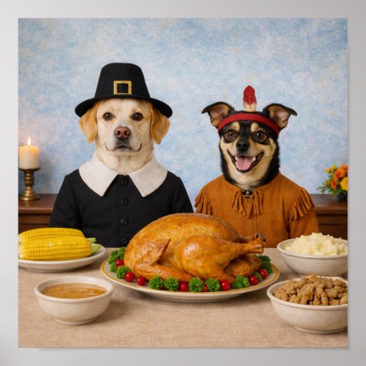 "For Thy Bounty, We Give Thanks" Poster (Vorne)