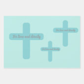 For time and eternity geschenkpapier set (Vorderseite)