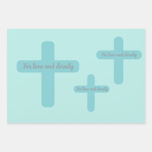 For time and eternity geschenkpapier set (Vorderseite)