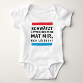 For Toddlers who Learn Luxembourgish Baby Strampler (Vorderseite)