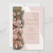 For Unto Us Christmas Invitation Card Einladung (Vorderseite)