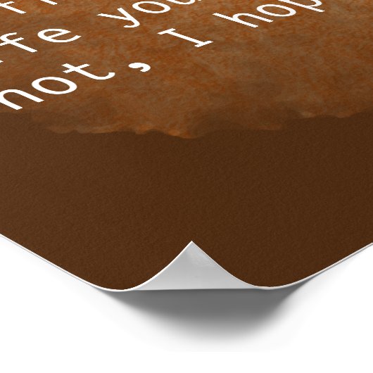 For What It's Worth F. Scott Fitzgerald Quote Poster (Ecke)