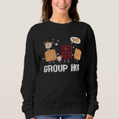 For Women Smores Marshmallow Camping Roasting Sweatshirt (Vorderseite)