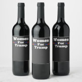For Women trump wine bottle Weinetikett (Flaschen)