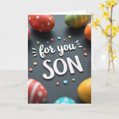 For You Son Celebration Card Karte (Gelbe Blume)