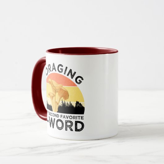 Foraging ist meine zweite Lieblings-F-Word Chanter Tasse (Vorderseite Links)