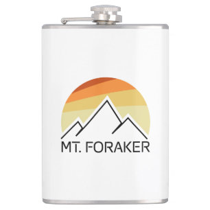 Foraker Alaska Retro Flachmann