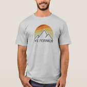 Foraker Alaska Retro T-Shirt (Vorderseite)
