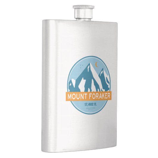 Foraker Alaska Stars Moon Flachmann (Rechts)