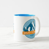 Foraker Alaska Stars Moon Zweifarbige Tasse (VorderseiteRechts)