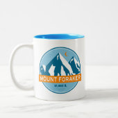 Foraker Alaska Stars Moon Zweifarbige Tasse (Links)