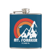 Foraker Alaska Sun Eagle Flachmann (Vorderseite)