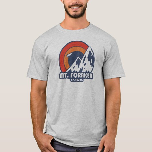 Foraker Alaska Sun Eagle T-Shirt (Vorderseite)