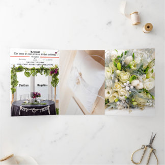 Foral & Elegante Hochzeit Einladung