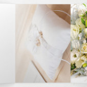 Foral & Elegante Hochzeit Einladung (Innenseite Mitte)