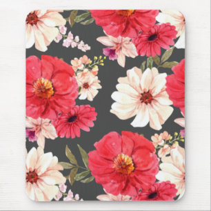 Foral und Glamour nahtloser Muster natürlicher Som Mousepad
