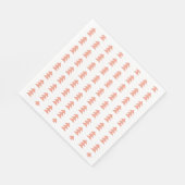 Forale Bluse Serviette (Ecke)