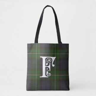Forbes Clan Tartan Monogram Tasche