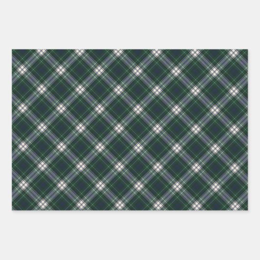 Forbes Dress Original Scottish Tartan Geschenkpapier Set (Vorderseite 2)