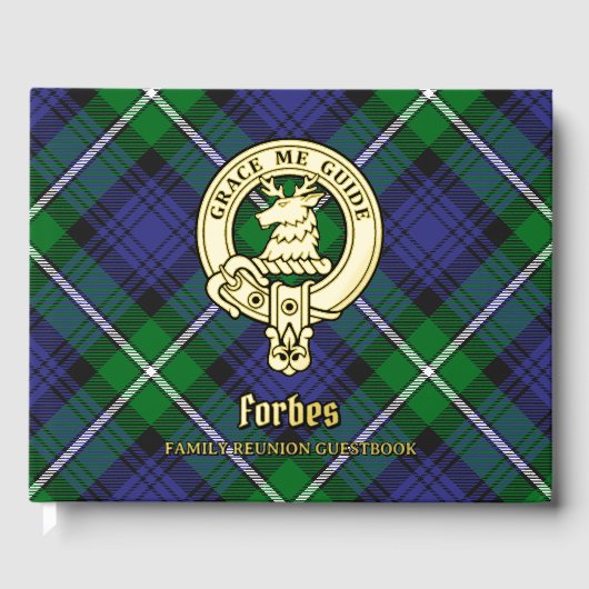 Forbes Family Wiedersehen Gästebuch (Vorderseite)
