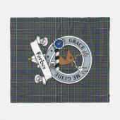 Forbes of Druinnor Clan Abzeichen Tartan Kariert Fleecedecke (Vorderseite (Horizontal))