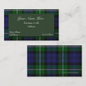 Forbes schottischer Tartan-karierte Visitenkarte (Vorne/Hinten)