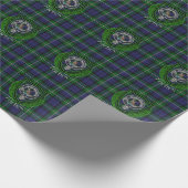 Forbes Scottish Clan Tartan & Crest Geschenkpapier (Ecke)