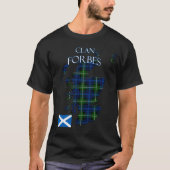 Forbes Scottish Clan Tartan Scotland T-Shirt (Vorderseite)