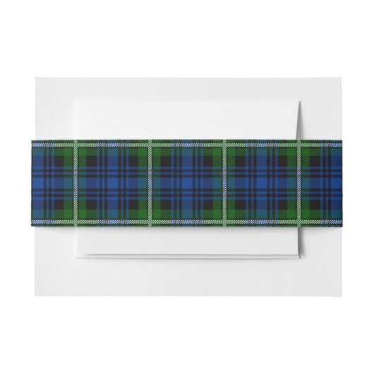 Forbes Scottish Tartan Belly Band (Vorderseite Beispiel)
