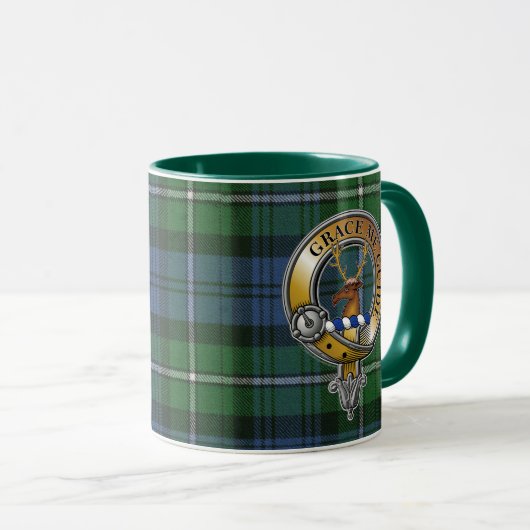 Forbes Tartan & Abzeichen Tasse (VorderseiteRechts)